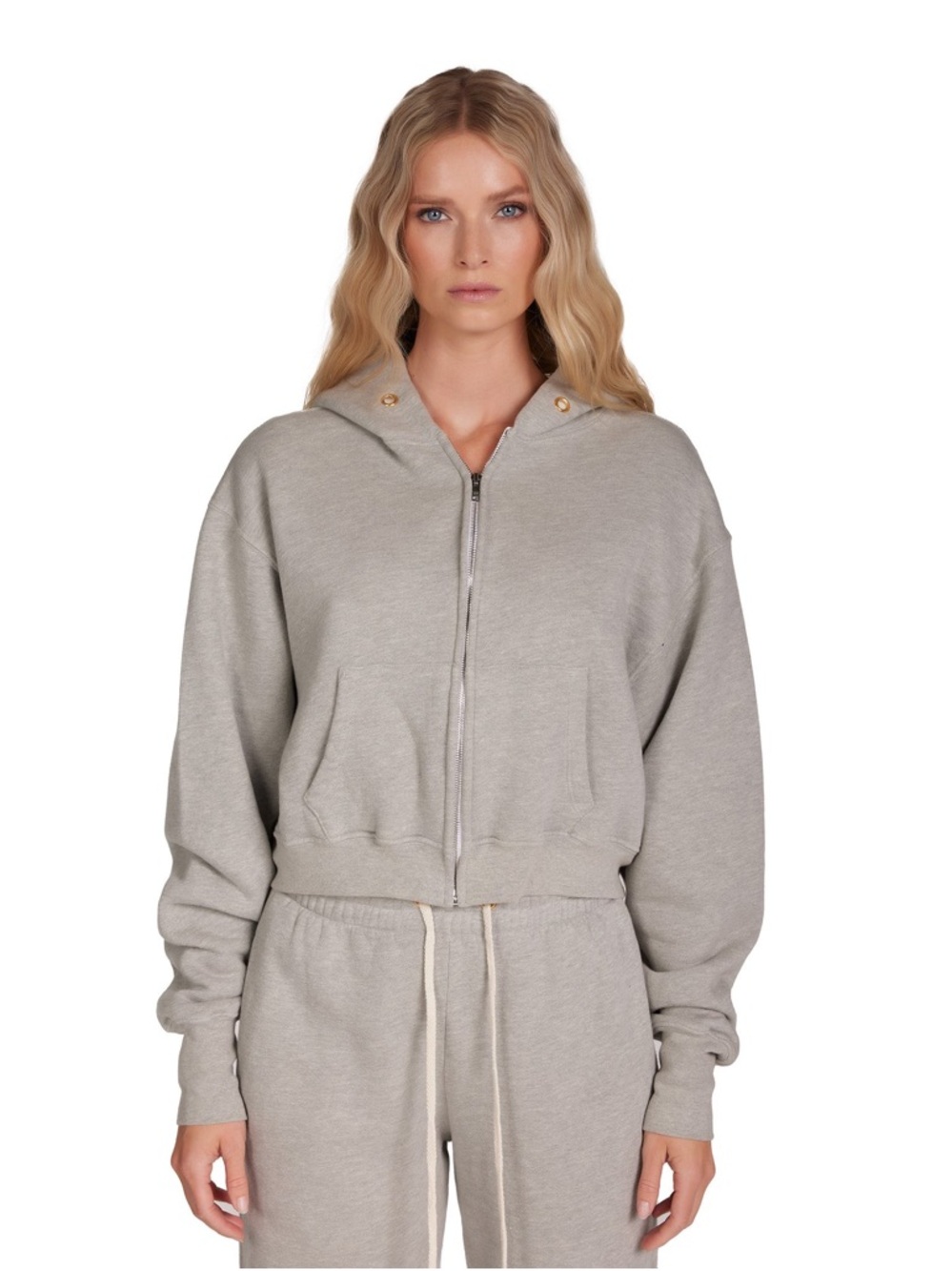 Les Tien Zendaya Crop Zip Hoodie
STRUCTURED FLEECE